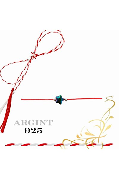 OEM Martisor 925 silver bracelet – multicolor star