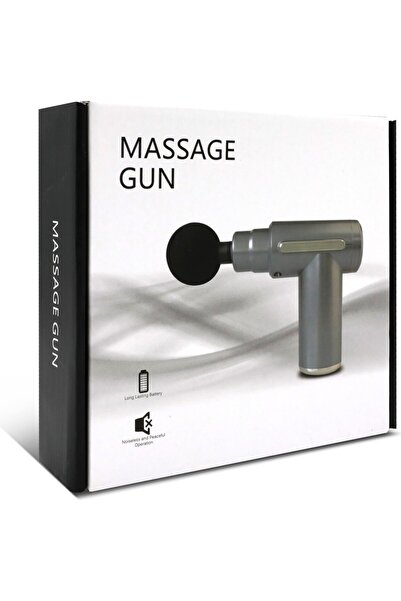 meteshopping Massage Gun Kablosuz Sporcu Masaj Tabancası Kademeli 4 Başlıklı ...