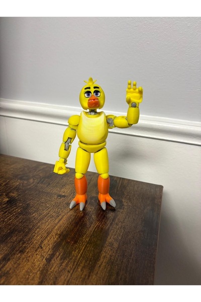 Modellio3D Chica (Five Nights at Freddy's) FNAF – 15 cm | Eklemli Koleksiyon ...