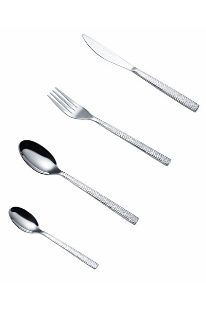 Malooki 24-Piece Cutlery Set for 6 People, Premium Stainless Steel, Silver – ...