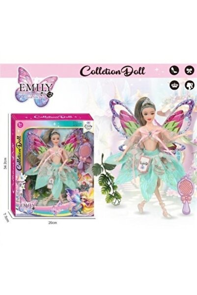 OEM Păpușa Emily cu zână frumoasă și fustă verde