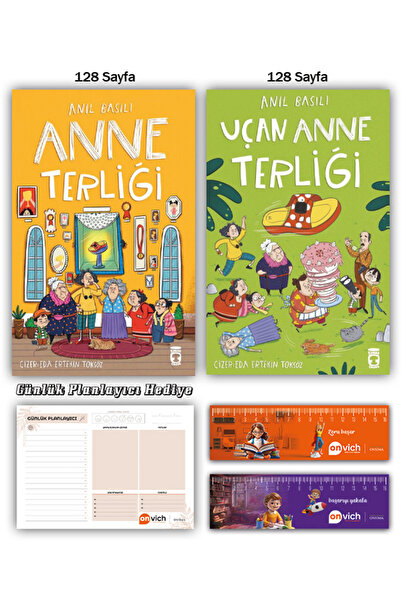 Timaş Çocuk Anne Terliği - Uçan Anne Terliği Anıl Basılı Seti 2 Kitap - Hediy...