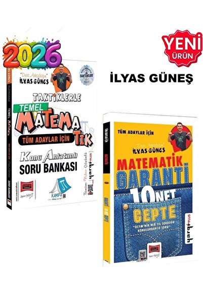 Yargı Yayınları 2026 - TÜM SINAVLAR İÇİN Taktiklerle Matematik Kitabı + Garan...