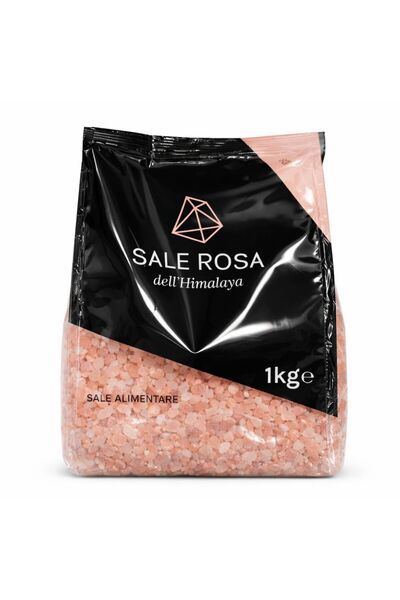 Top Ingrediente Sale Rosa dell' Himalaya - Pink Himalayan Salt Coarse 1 kg