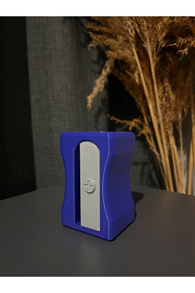 MCY DEKOR Decorative Desktop Pen Holder with Sharpener Design Dark Blue