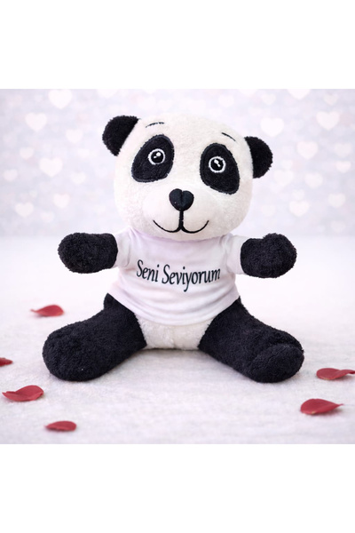 STUMBANNG I Love You T-Shirt Cute Plush Panda