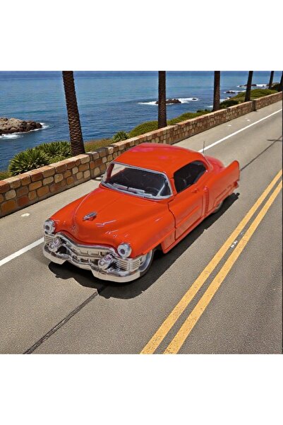 Nostaljik Lezzetler 1953 Kırmızı Cadillac Serıes 62 Coupe Diecast Çek Bırak M...
