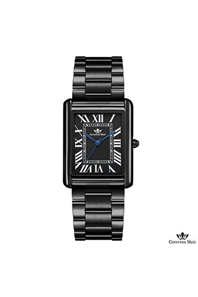 Caverton Mair Caverton Mayer watch, all black, steel strap