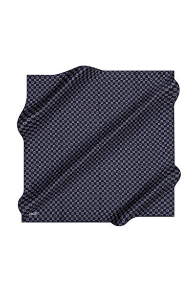 Aker Μεταξωτό Φουλάρι - 8991713-921 Ναυτικό Μπλε Τουίλ