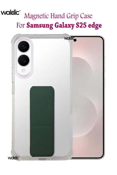 Generic Samsung Galaxy S25 Edge Silicone Protective Back Case Cover - Clear/G...