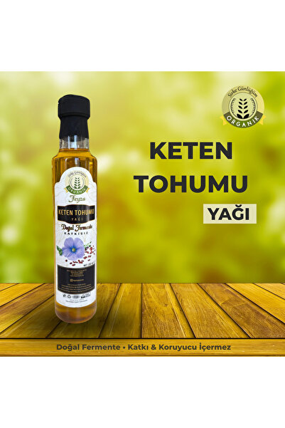 sirke günlüğüm organik Keten Tohumu Yağı