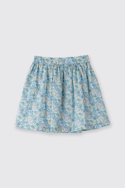 Panço Liberty Kumaş Çiçek Desenli Kız Bebek Etek