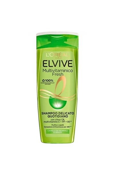 L'Oréal Paris Elvive Multivitamin Fresh Shampoo with Citrus Extract for Norma...