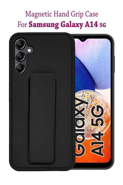 Generic Premium Silicone Magnetic Hand Grip Case Cover for Samsung Galaxy A14...