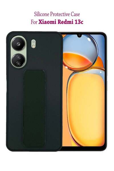 Generic Premium Silicone Magnetic Hand Grip Case Cover for Xiaomi Redmi 13C -...