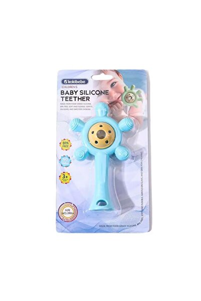 Denn Store Jucărie de dentiție din silicon alimentar, BPA-free, moale și flex...