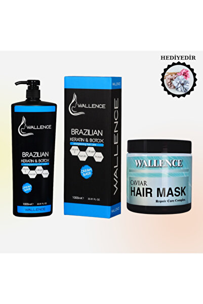 MADAME CANDY Wallence Brazılıan 6 Ay Düz Saçlar Için Keratin & Botox 1000 ml ...