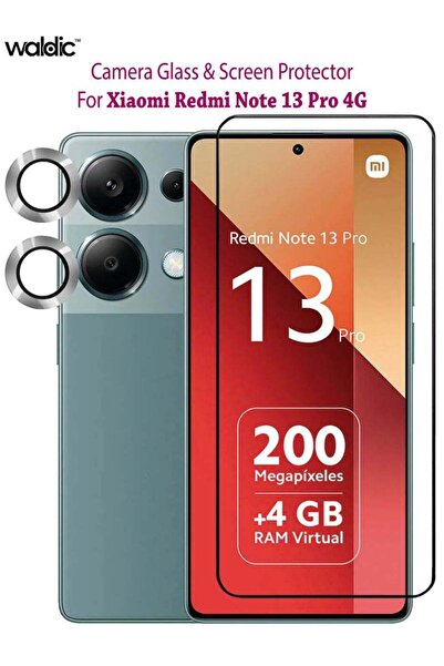 Generic Combo Pack for Xiaomi Redmi Note 13 Pro 4G Tempered Glass Screen Prot...