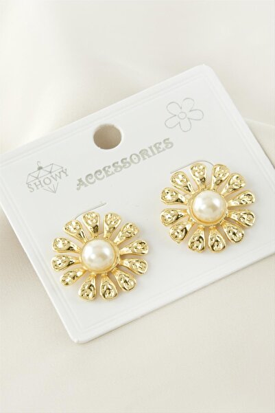 OSENSE أقراط ديزي معدنية