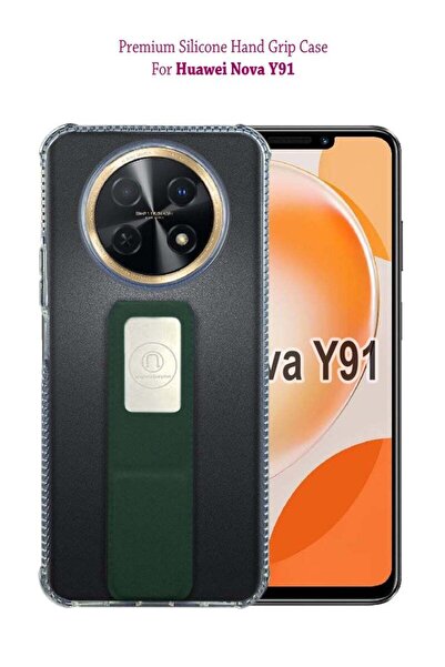 Generic Silicone Protective Hand Grip Case Cover For Huawei Nova Y91 - Clear/...