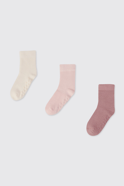 Panço Kız Bebek 3'lü Soket Çorap Seti