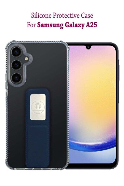 Generic غطاء حماية فاخر مزود بمقبض مغناطيسي لهاتف سامسونج جالاكسي A25 - أزرق ...