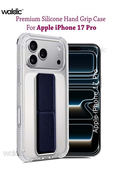 Generic Apple iPhone 17 Pro Silicone Protective Back Case Cover - Clear/Dark ...