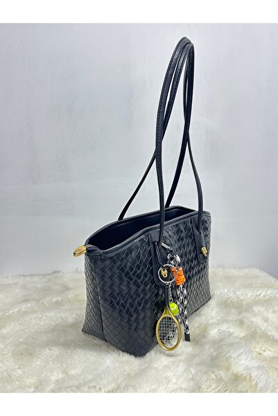 torime Knitted Patterned Women's Shoulder and Hand Bag (Charm Not Included)