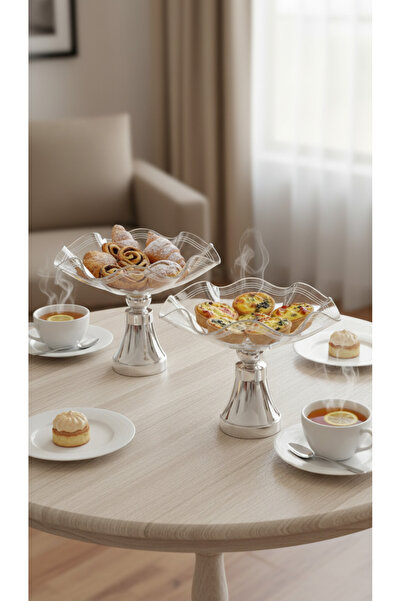 Generic Elegant fruit and dessert serving stand set, versatile