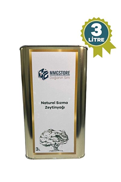 MMG Store Gurme Mmg Store Zeytinyağı 3 Lt Doğal Saf Katkısız Teneke Zeytinyağı