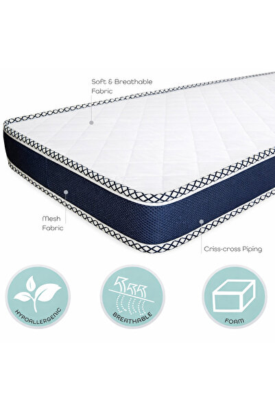 Moon The Brand Baby/Toddler/Kids Cozy Mattresses -60 x 120 x 10 cm -Hypoaller...