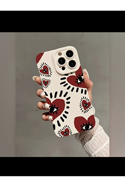 aksesuarista 14 حافظة سيليكون باللون الأحمر بروماكس