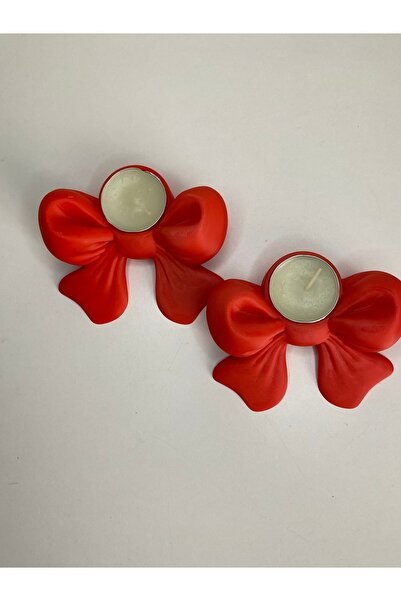 librescraft İkili Fiyonklu Mumluk Hediyelik