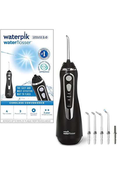 Waterpik Advanced Kablosuz Ağız Duşu, Precision Pulse Teknolojisiyle Plak Tem...