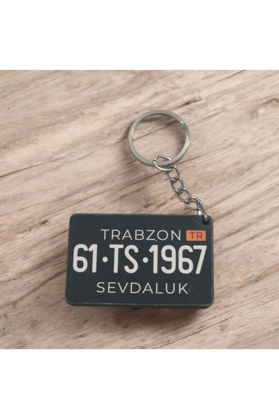 shop Trabzonspor Wooden Keychain