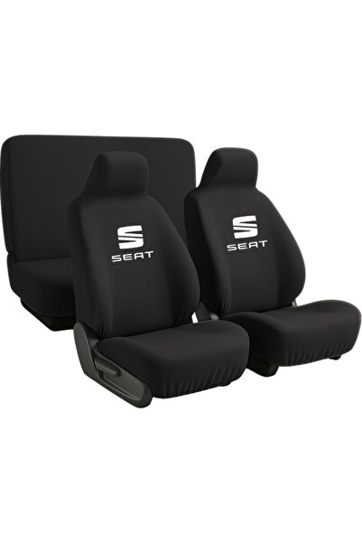 Space Seat İbiza ile uyumlu koltuk kılıfı günlük set siyah oto koltuk kılıfı