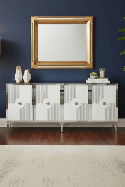 YUMEDİ DESİGN KA1811BS - TEMTEM KONSOL ,TV SEHPASI , ÇOK AMAÇLI DOLAP, KAHVE ...