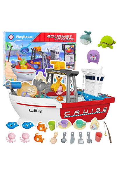 Three top online Children's Fishing Boat with Water Circuit and Accessories