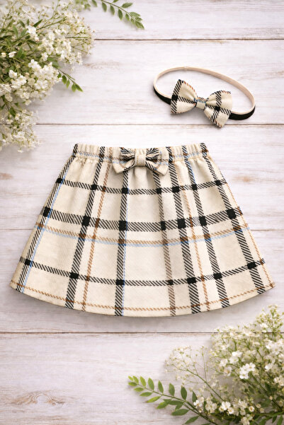ygz junior Tweed Fabric Skirt Bandana Set of 2