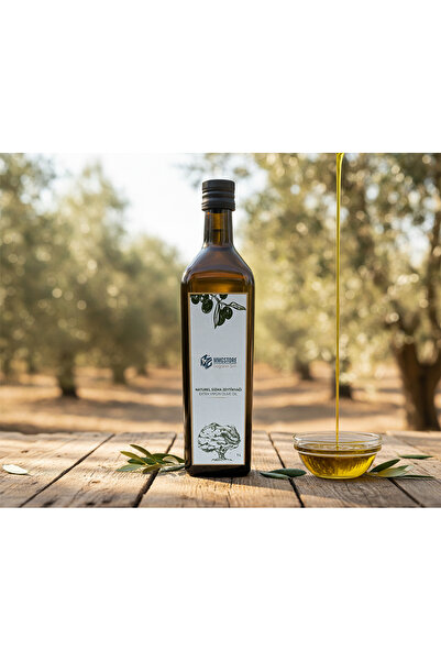 MMG Store Gurme Mmg Store Cam Şişe Özel Zeytinyağı 1 Litre Doğal Saf Katkısız...