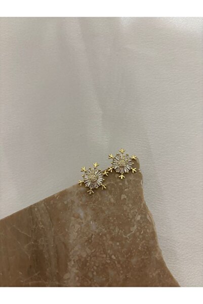 stainless steell Kar Tanesi Model Çelik Küpe