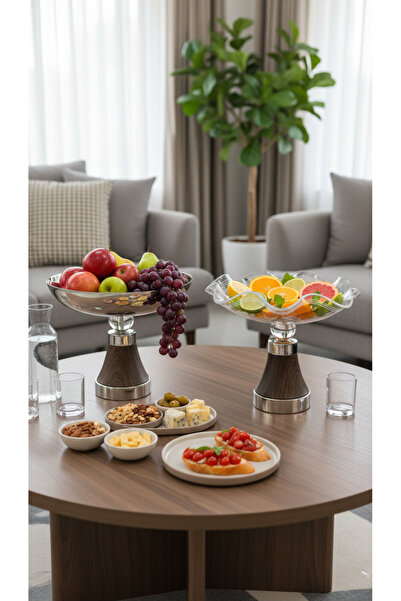 Generic A luxurious dessert serving stand with an elegant incense burner in a...