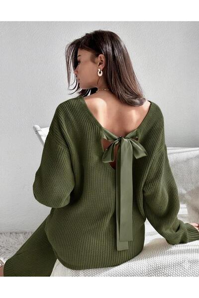 TOFAN TRİKO Trikot Dress with Cord