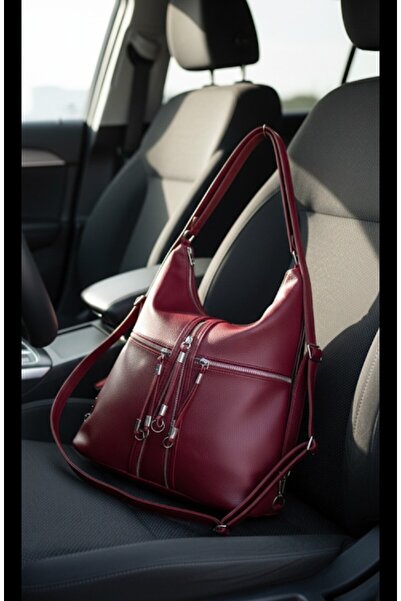 eflanmoda Soft Faux Leather Large Capacity Women's Shoulder and Backpack