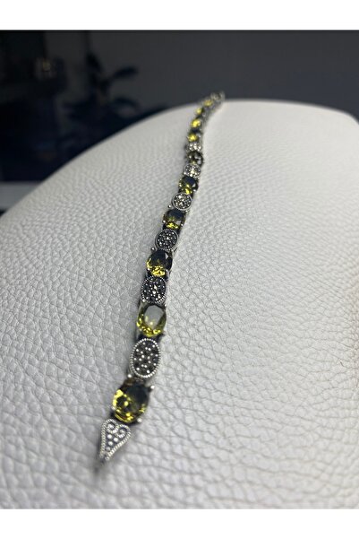 neşe silver 925 ayar markazit zultanit taşlı kadın gümüş bileklik