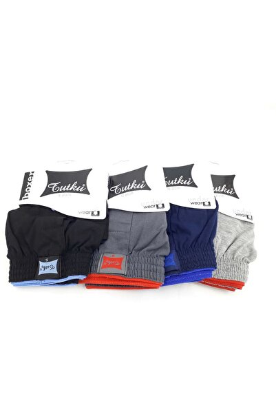 Tutku Erkek Boxer –1.SINIF A KALİTE Pamuklu, Rahat ve Nefes Alabilen 6'Lİ
