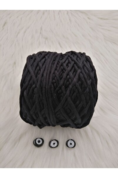 fundahobi Scissorable Cotton Macrame Cord 3mm Black