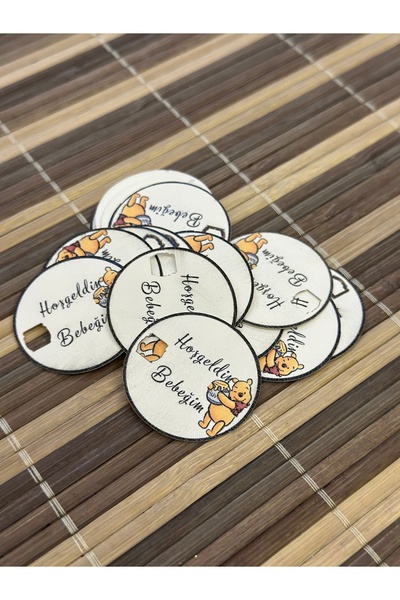 Style Birth 20 Ready-Made Round Labels