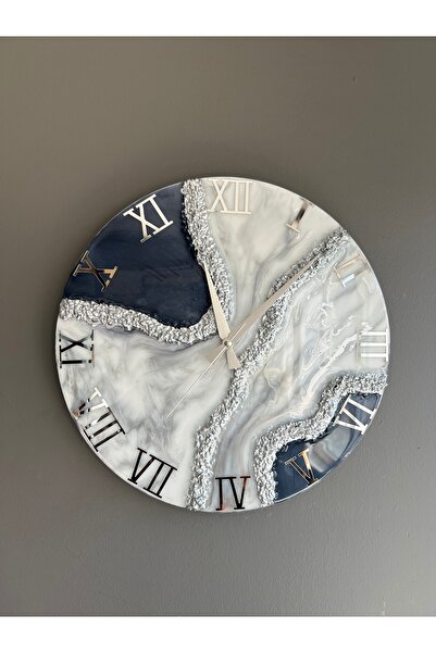 Sultan Tasarım 60 cm epoksi tasarımlı şık duvar saati, modern ve şık dekorati...