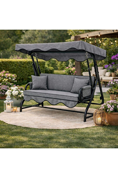 batu tekstil Salıncak Minderi 3 kişilik (Sünger ve tente dahil)